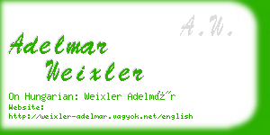 adelmar weixler business card